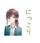 社畜ちゃんの毎日挨拶★（個別スタンプ：16）