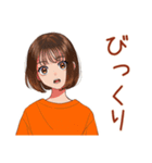 日常会話★ボブカットの女の子（個別スタンプ：26）