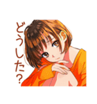 日常会話★ボブカットの女の子（個別スタンプ：38）