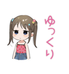 お片付けできたよ★女児報告（個別スタンプ：22）