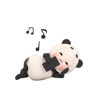 【動きません】パンダタオル【ネガティブ】（個別スタンプ：26）