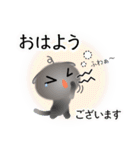色々な猫5-2 短毛-垂れ耳-グレー（個別スタンプ：2）