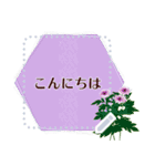 9月の誕生花＊メッセージスタンプ（個別スタンプ：2）