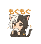 なりきりにゃんこスタンプ（個別スタンプ：3）