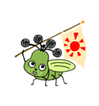 ヨツコブツノゼミちゃん（個別スタンプ：6）