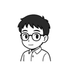ドクター・サム（白黒版）（個別スタンプ：10）