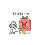 スイカ氷の夏物語（個別スタンプ：7）