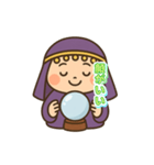 ルナ先生。月の導きを感じさせる占い師。（個別スタンプ：3）