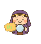 ルナ先生。月の導きを感じさせる占い師。（個別スタンプ：7）