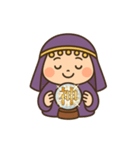ルナ先生。月の導きを感じさせる占い師。（個別スタンプ：8）
