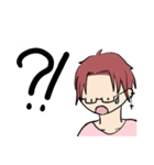 気持ちを伝える彼（個別スタンプ：7）