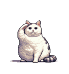 無言で伝える太っちょキジシロ猫（個別スタンプ：10）