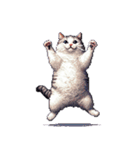 無言で伝える太っちょキジシロ猫（個別スタンプ：25）