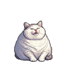 無言で伝える太っちょキジシロ猫（個別スタンプ：37）