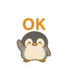 はらぺこペンギン（個別スタンプ：4）