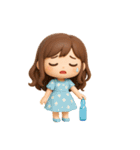 毎日使える♪かわいい女の子スタンプ（個別スタンプ：2）