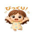 毎日使える♪かわいい女の子スタンプ（個別スタンプ：11）