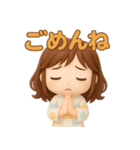 毎日使える♪かわいい女の子スタンプ（個別スタンプ：13）