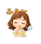 毎日使える♪かわいい女の子スタンプ（個別スタンプ：14）