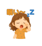 毎日使える♪かわいい女の子スタンプ（個別スタンプ：22）