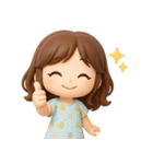 毎日使える♪かわいい女の子スタンプ（個別スタンプ：26）