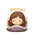 毎日使える♪かわいい女の子スタンプ（個別スタンプ：27）