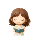 毎日使える♪かわいい女の子スタンプ（個別スタンプ：28）