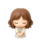 毎日使える♪かわいい女の子スタンプ（個別スタンプ：30）