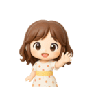 毎日使える♪かわいい女の子スタンプ（個別スタンプ：31）