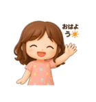 毎日使える♪かわいい女の子スタンプ（個別スタンプ：38）