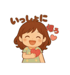 毎日使える♪かわいい女の子スタンプ（個別スタンプ：40）