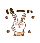 ハート耳のうさぎ。（個別スタンプ：5）
