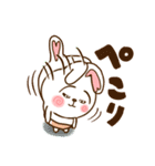 ハート耳のうさぎ。（個別スタンプ：13）