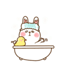 ハート耳のうさぎ。（個別スタンプ：25）