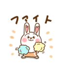 ハート耳のうさぎ。（個別スタンプ：29）