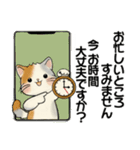 笑顔を運ぶ猫たち ♡ 気持ち伝わる長文（個別スタンプ：17）