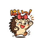 ドジ可愛ハリネズミ＊ピッピ毎日スタンプ2（個別スタンプ：8）