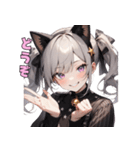 クールな猫耳♡ギャップ萌えスタンプ（個別スタンプ：32）