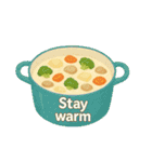 英語やさしい秋色スタンプ Cozy Autumn Set（個別スタンプ：24）