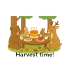英語やさしい秋色スタンプ Cozy Autumn Set（個別スタンプ：25）