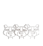 明日から本気出す【フレンチブルと黒猫】（個別スタンプ：2）