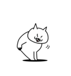 全力ねこ前向きな一日編（個別スタンプ：37）