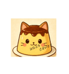 ネコがプリンに？！って（個別スタンプ：2）