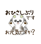 B＆W 動くシーズー犬 2025 「丁寧な長文」（個別スタンプ：2）