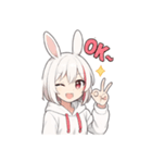 なりきりぴょんスタンプ（個別スタンプ：1）