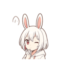なりきりぴょんスタンプ（個別スタンプ：7）