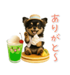 ⚡飛び出すチワワの「夏」の毎日（個別スタンプ：12）