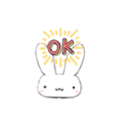 日常な白うさぎさん（個別スタンプ：2）