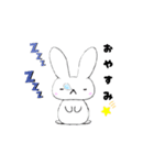 日常な白うさぎさん（個別スタンプ：12）