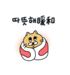 月猫の冬物語(韓国語 - 台湾語)（個別スタンプ：2）